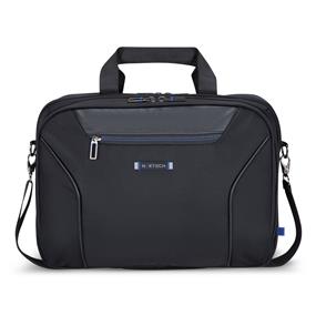 NEXTECH 15.6" Business Briefcase with Laptop Compartment, Black - NXT003