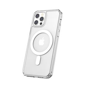 TUFF8 MAG CLEAR BACK W/ WHITE MAGNETIC CIRCLE FOR IPHONE 13 PRO ANTI-BACTERIAL(Open Box)