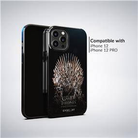 Cybeart's Game of Thrones Iphone 12/12 Pro Phone Case offers enhanced grip, impact and shock proof with an additional TPU rubber liner, gloss finish, raised bezel and a limited lifetime warranty.