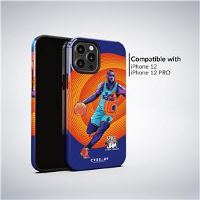 Cybeart's Lebron James Iphone 12/12 Pro Phone Case offers enhanced grip, impact and shock proof with an additional TPU rubber liner, gloss finish, raised bezel and a limited lifetime warranty.