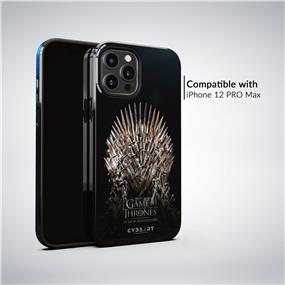 Cybeart's Game of Thrones Iphone 12 Pro Max Phone Case offers enhanced grip, impact and shock proof with an additional TPU rubber liner, gloss finish, raised bezel and a limited lifetime warranty.