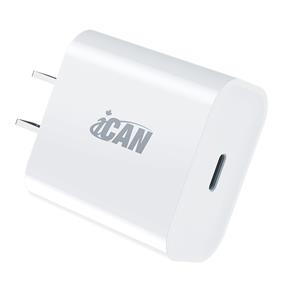 iCAN 20W USB-C PD Quick Charger - White