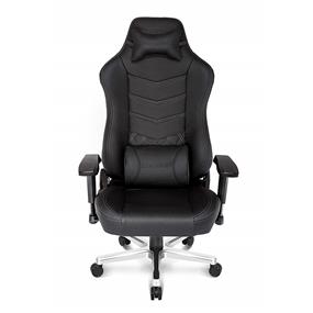 AKRacing ONYX Series Gaming Chair, PU Leather, 3D Armrest, 60mm PU Caster, Wide, Black(Open Box)