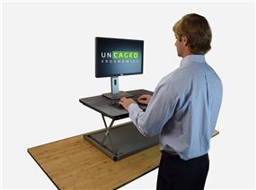 CHANGE desk Sit-Stand Workstation CDMM-b - Black