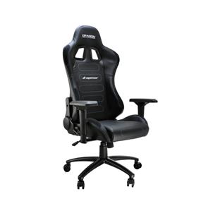 DragonWar Ergonomic Racing Chair, PU leather, 2D Armrest, 60mm PU Caster, Black