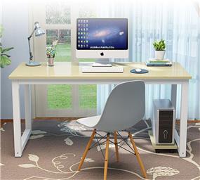 iCAN Modern Office Desk, 140*60*75cm, 25mm Wood Top, Maple