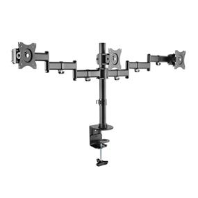 Rocelco DM3 Triple Monitor Desk Mount