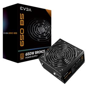 EVGA 650 B5, 80 Plus BRONZE 650W, Fully Modular, EVGA ECO Mode, 5 Year Warranty, Compact 150mm Size, Power Supply 220-B5-0650-V1