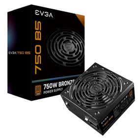 EVGA 750 B5, 80 Plus BRONZE 750W, Fully Modular, EVGA ECO Mode, 5 Year Warranty, Compact 150mm Size, Power Supply 220-B5-0750-V1