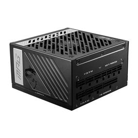 MSI MPG A1000G, 1000W Intel ATX 12V Gold certified, Fully-Modular, Flat Black Cables, 10 Year Warranty(Open Box)