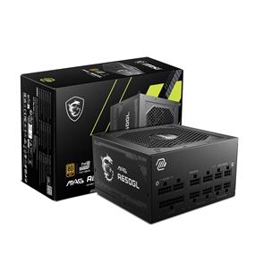 MSI MAG A650GL 650W ATX 80 PLUS Gold Certified Power Supply, Fully-Modular, Flat Black Cables, 10 Year Warranty(Open Box)