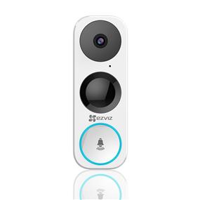 EZVIZ DB1 Wired Smart 3MP Wi-Fi Video Doorbell, Head to Toe Field of View (180° Vertical), Works with Google Assistant and Amazon Alexa(Open Box)