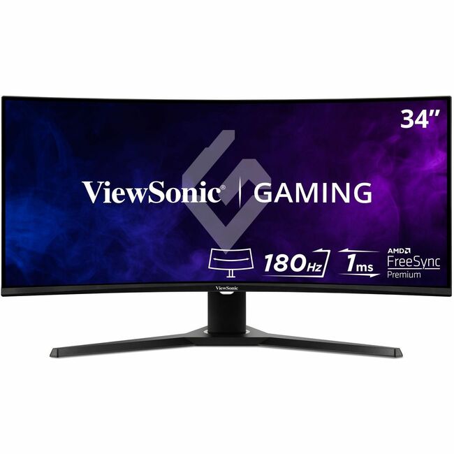 ViewSonic 34" UWQHD 3440x1440 VA 180Hz 1ms (MPRT) Moniteur de jeu