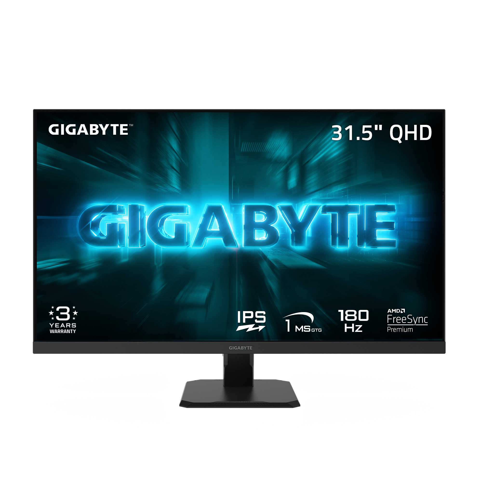 GIGABYTE 31.5 po 2560 x 1440 QHD SS IPS 180Hz de jeu Moniteur