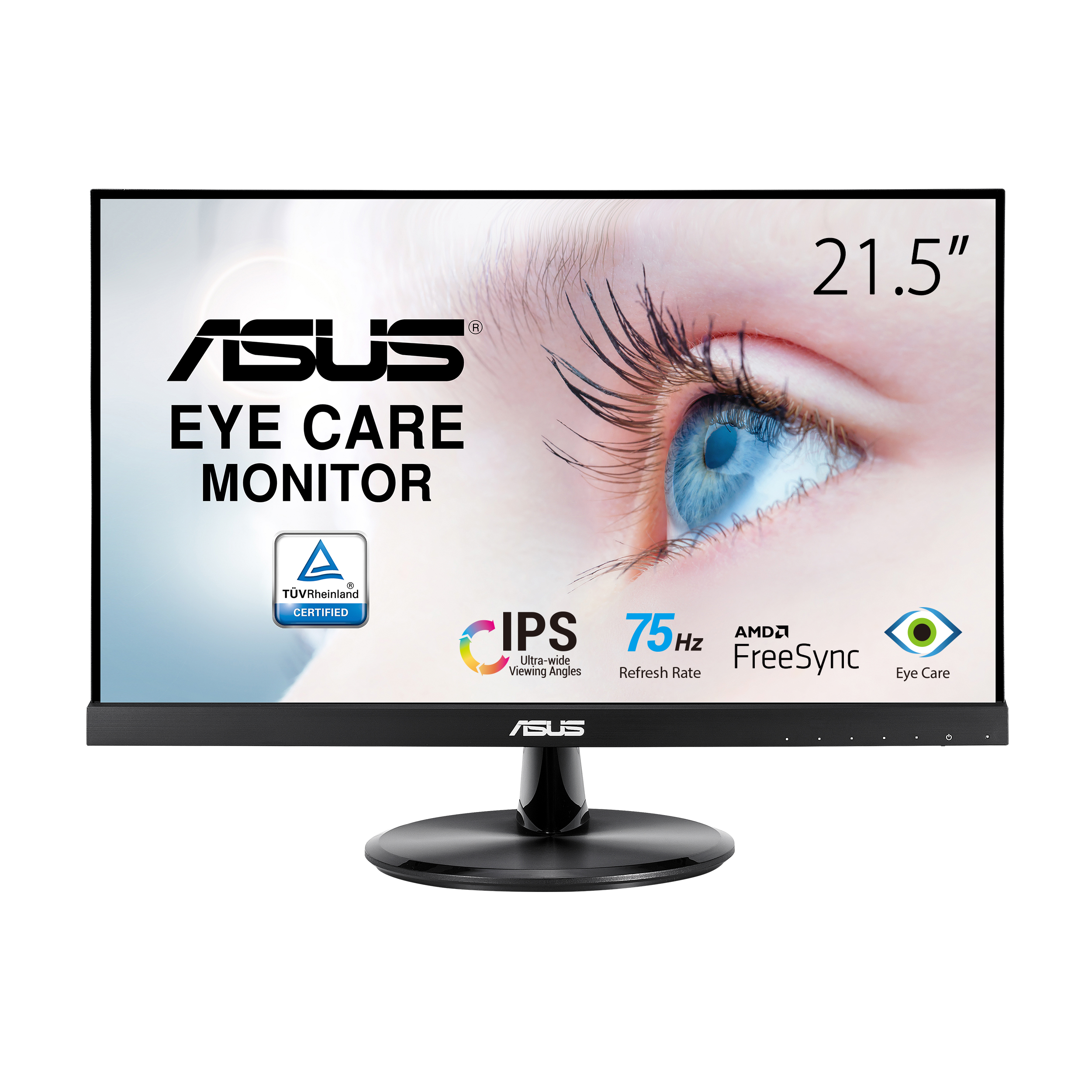 The 21.5 inch ASUS VP229Q monitor delivers incredibly sharp imagery with its frameless IPS panel for wide angle viewing. Enjoy 