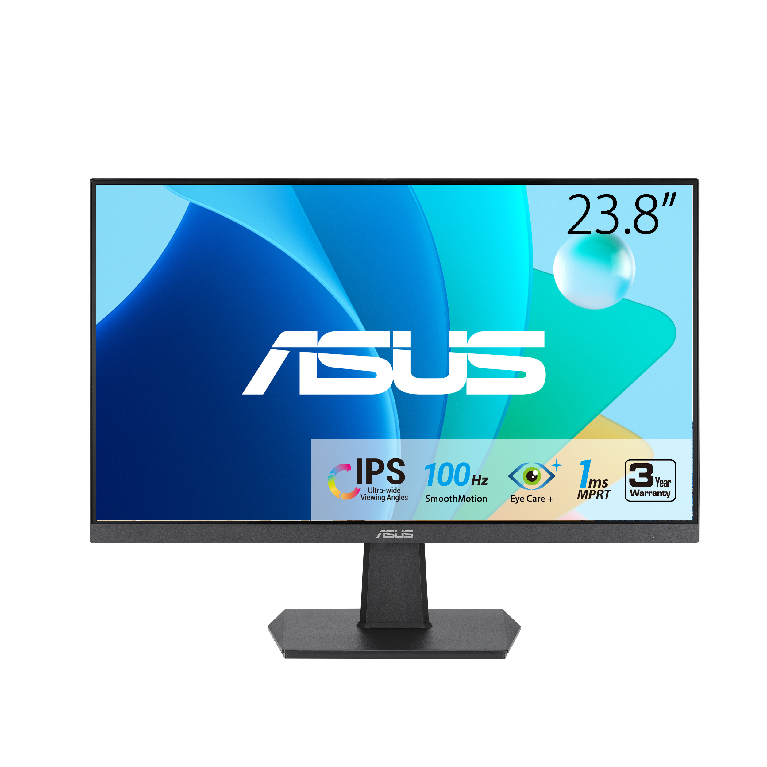 ASUS  24", IPS, FHD, Frameless, 100Hz, Adaptive-Sync 1ms Monitor(Open Box)