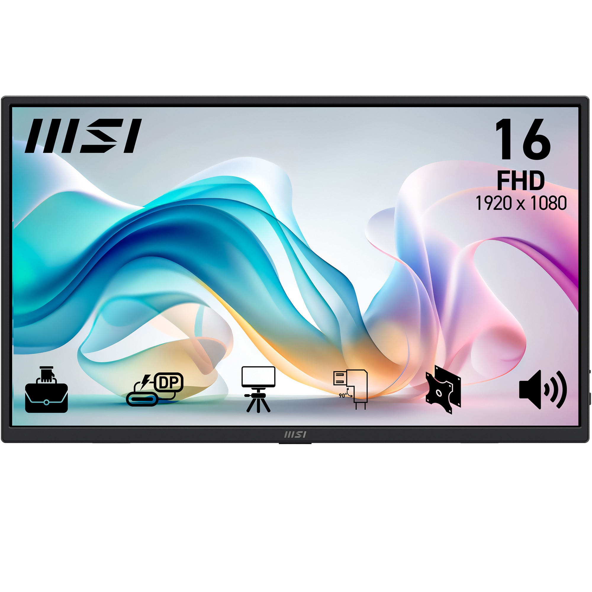 MSI PRO MP165 E6 16" FHD IPS 60Hz 4ms(GtG) Business Monitor