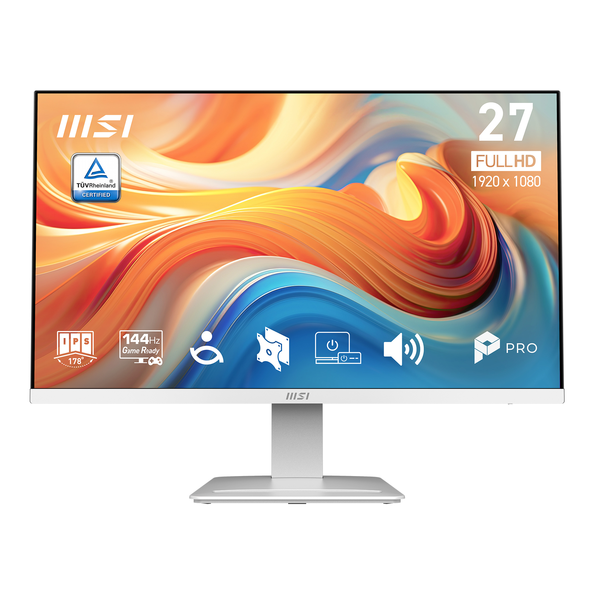 MSI PRO MP273W E14A 27" FHD 144Hz 1ms(MPRT)/4ms (GtG) Business Monitor