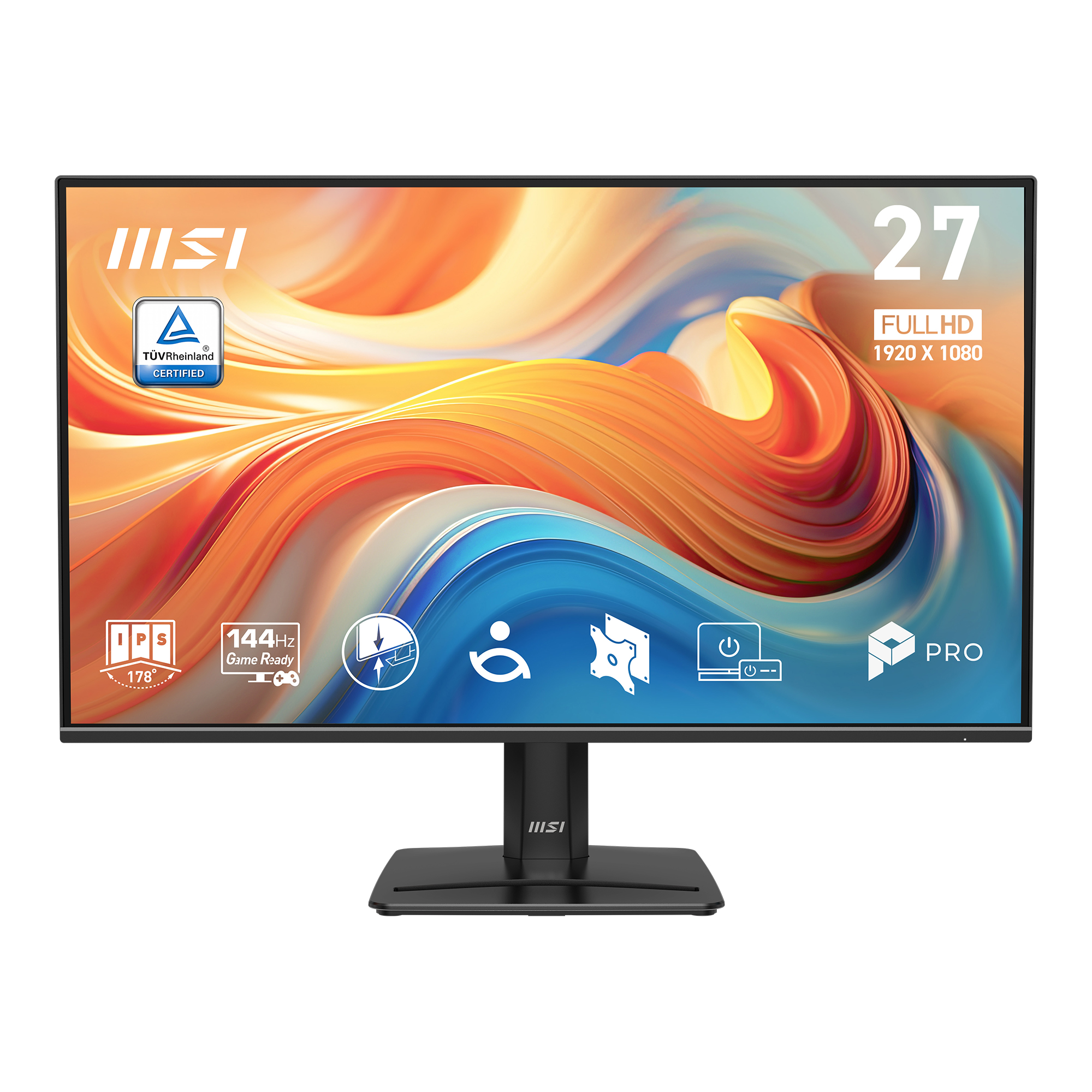 Moniteur professionnel MSI PRO MP271 E14A 27" FHD IPS 144 Hz 1 ms (MPR