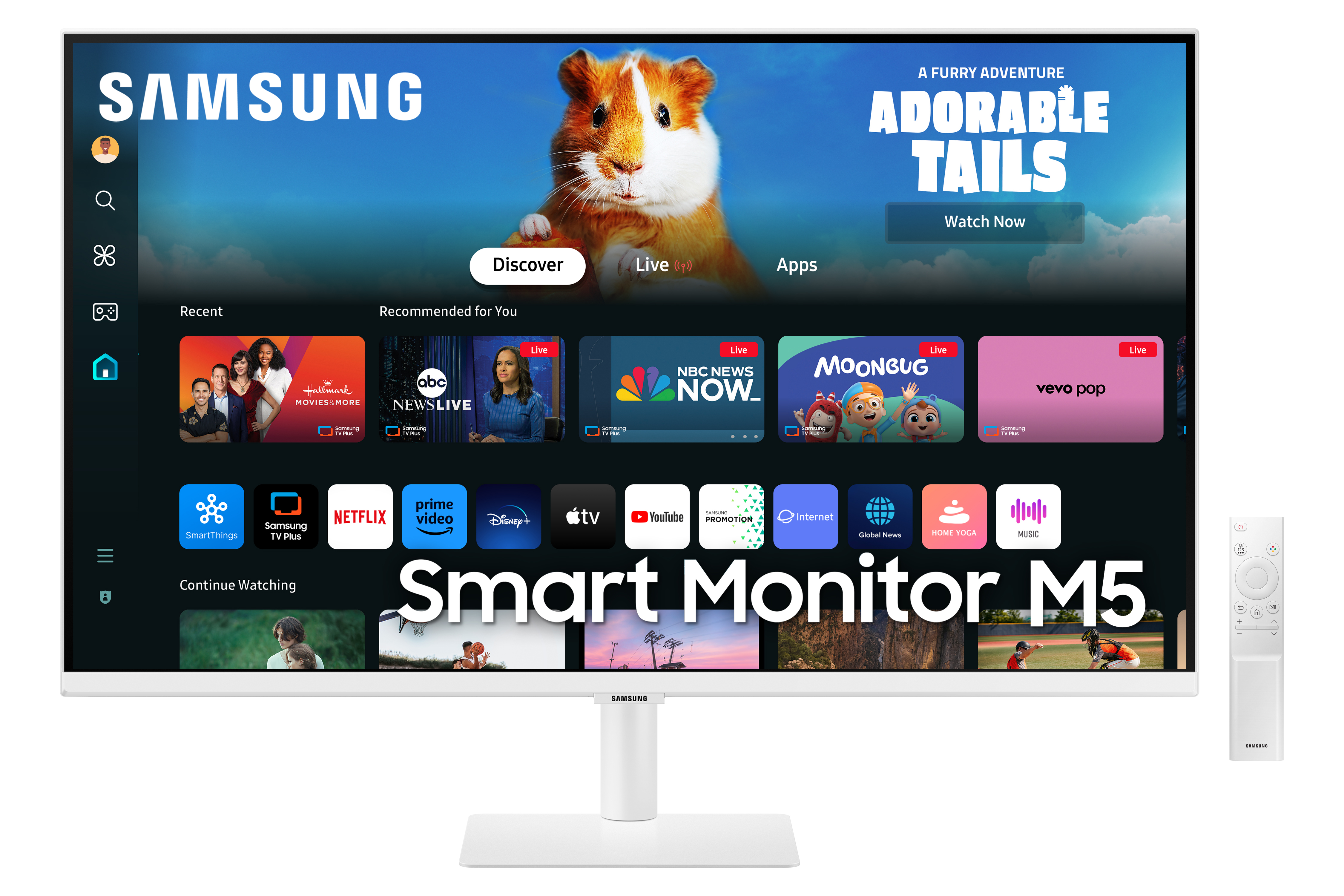 Moniteur intelligent Samsung M5 32" FHD 1920 x 1080 VA 60 Hz 4 ms (GTG)