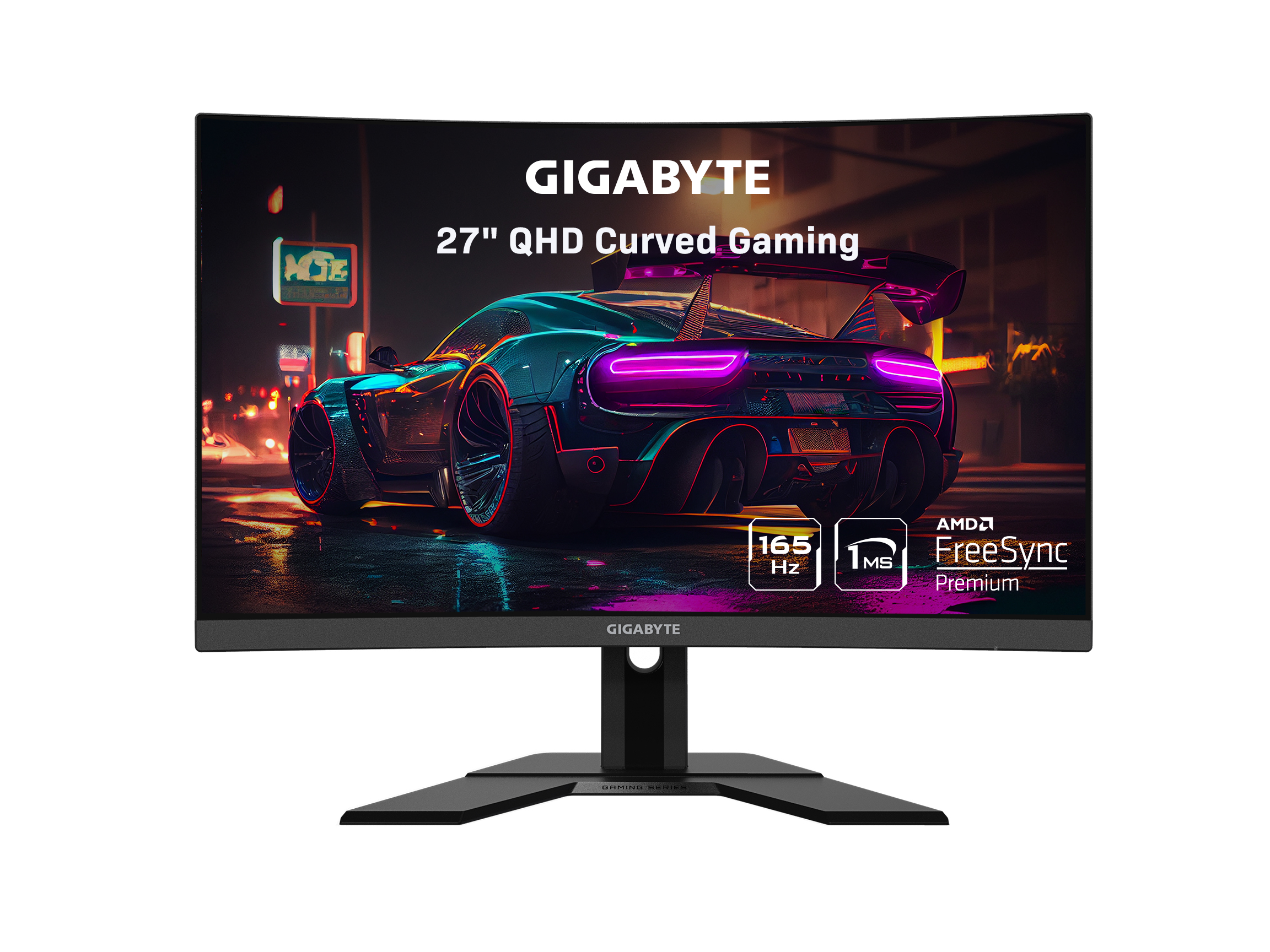 GIGABYTE G27QC 27" 165Hz 1440P Curved Gaming Monitor