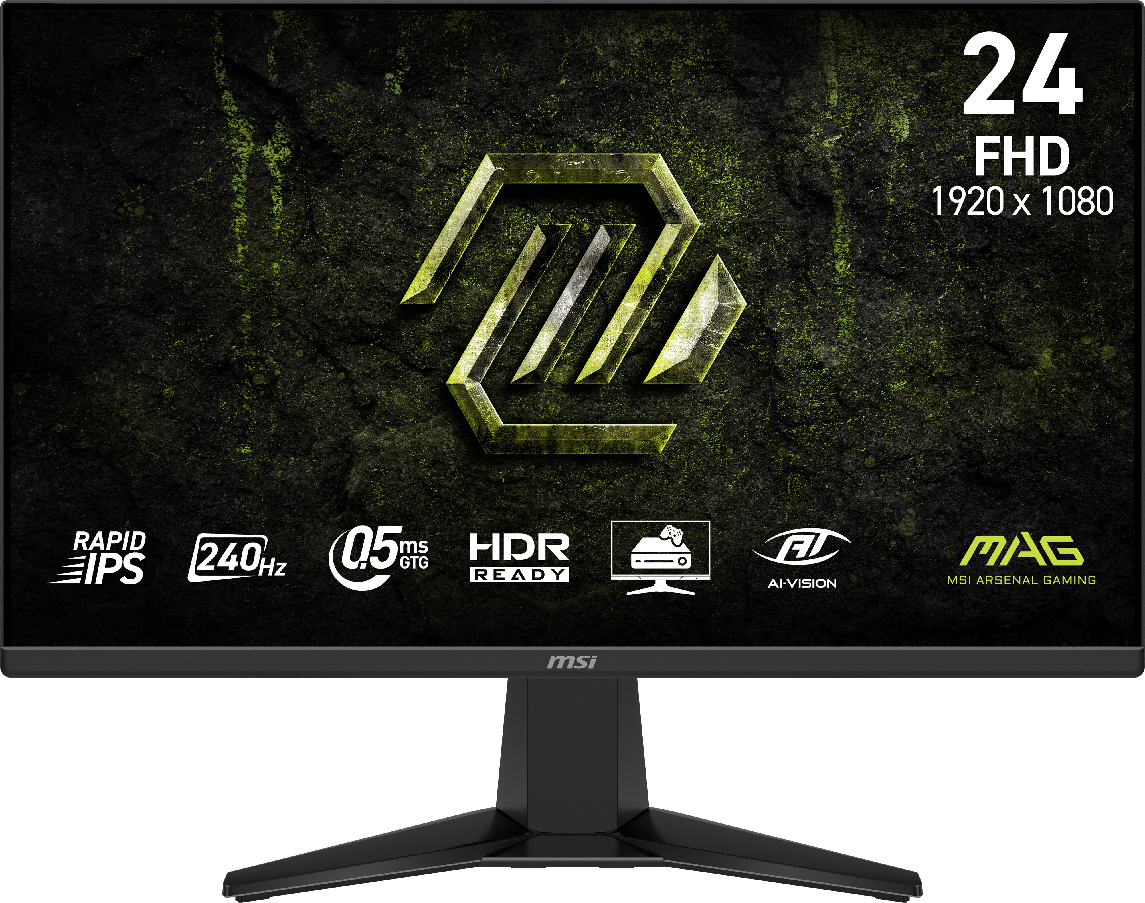 MSI MAG 245F X24 24" FHD Rapid IPS 240Hz 0.5ms Gaming Monitor