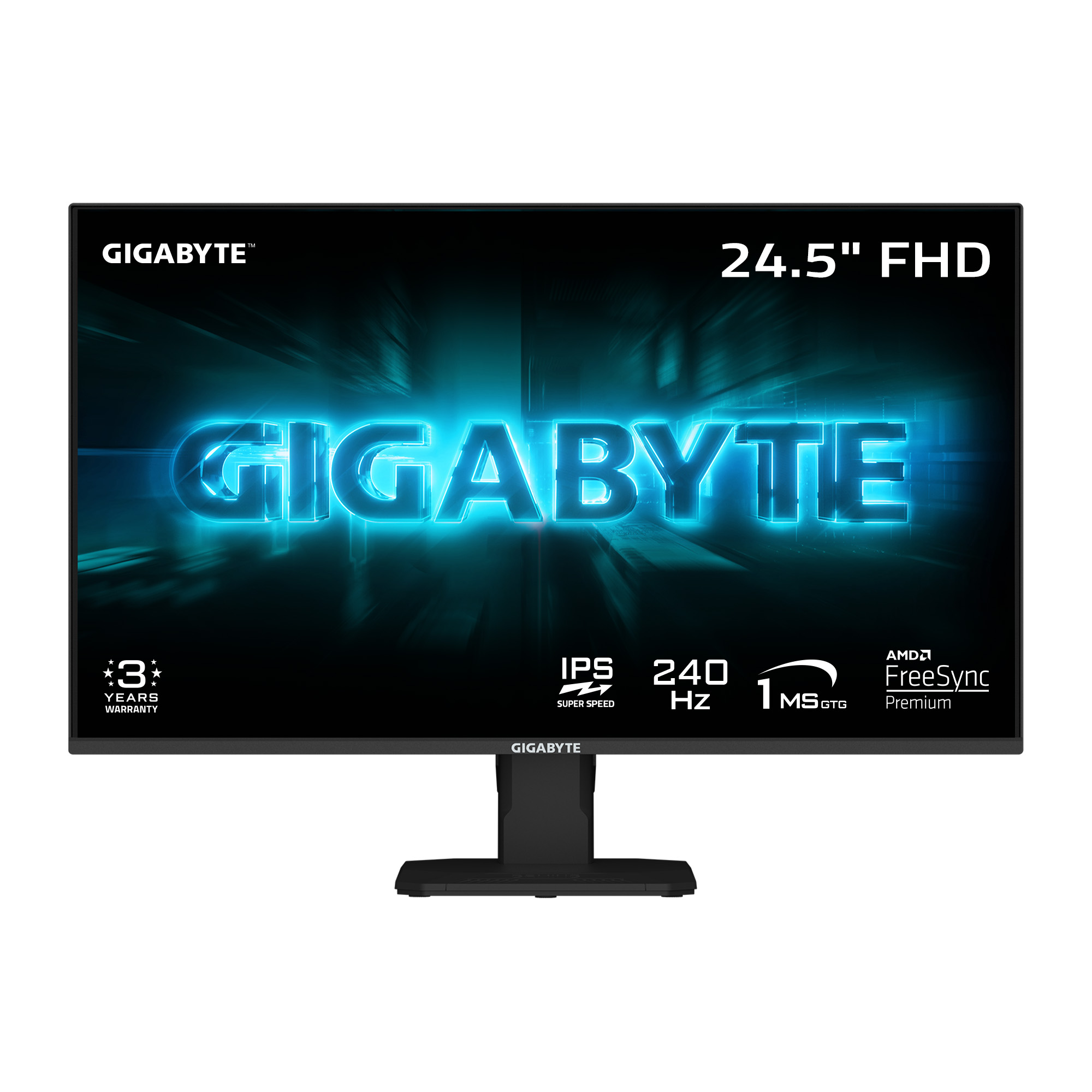 GIGABYTE 24.5 po 1920 x 1080 FHD SS IPS 240Hz de jeu Moniteur