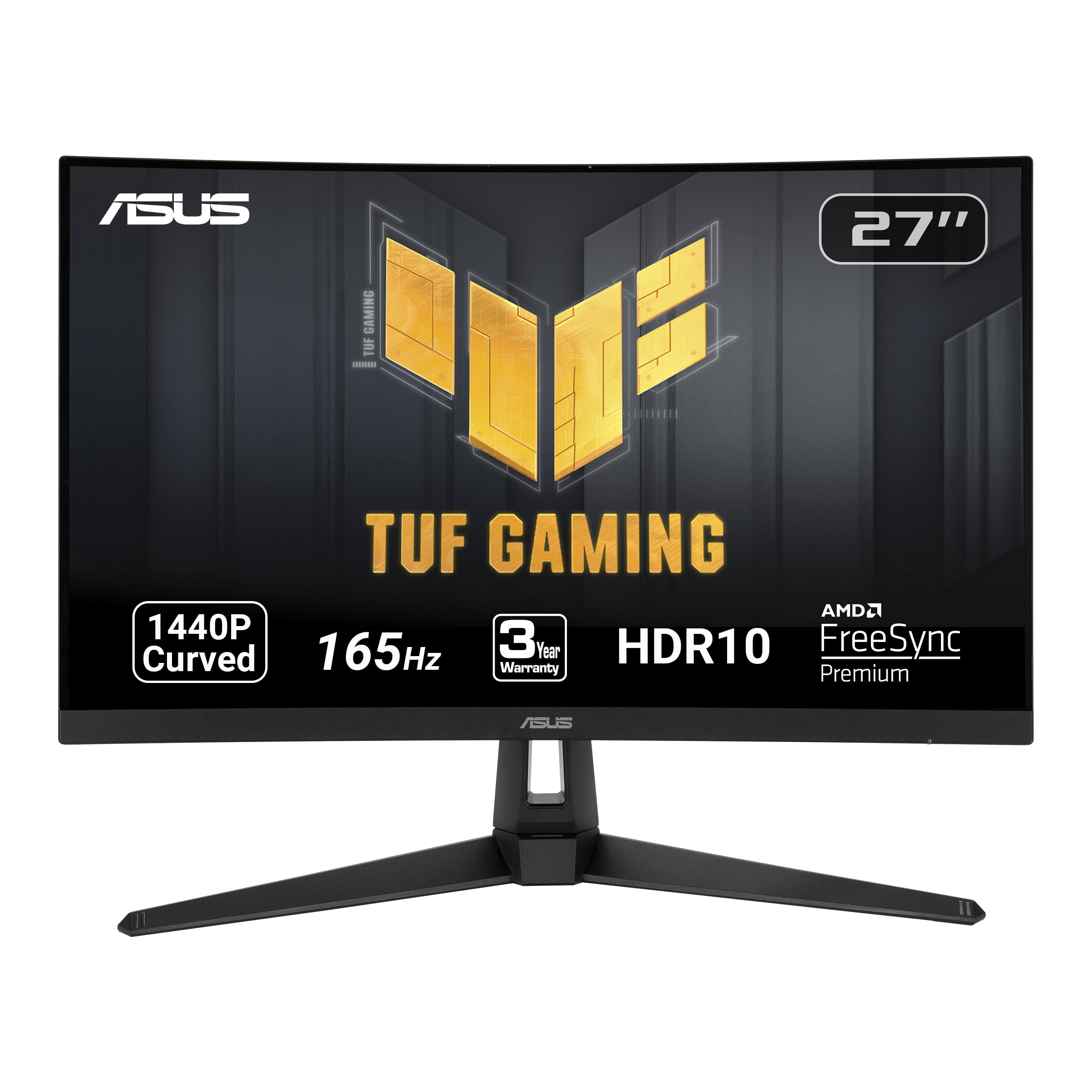 ASUS TUF 27" WQHD Curved VA 165Hz 1ms (GTG) Gaming Monitor