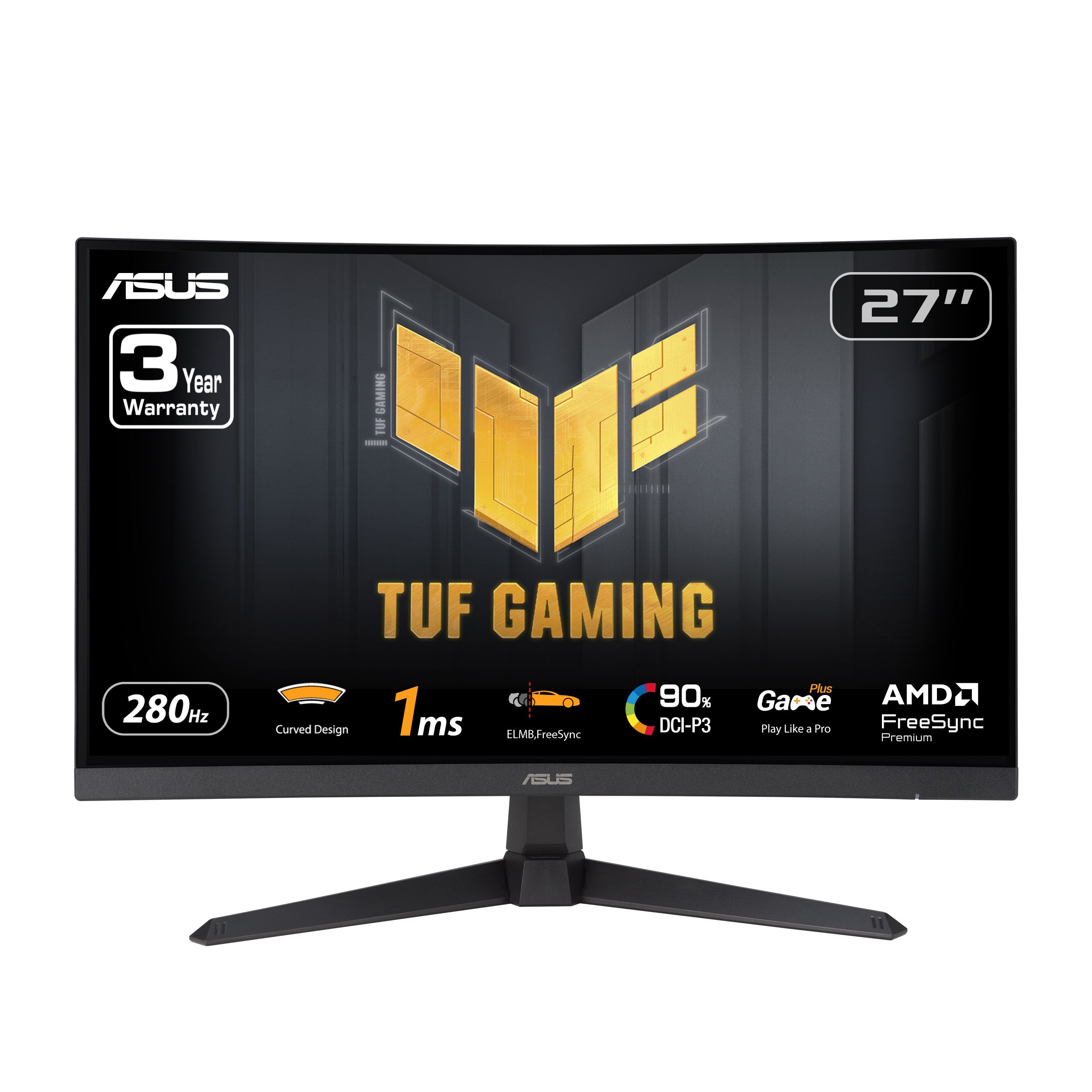 ASUS TUF Gaming 27" FHD Fast Curved VA 280Hz 1ms (GTG) Gaming Monitor