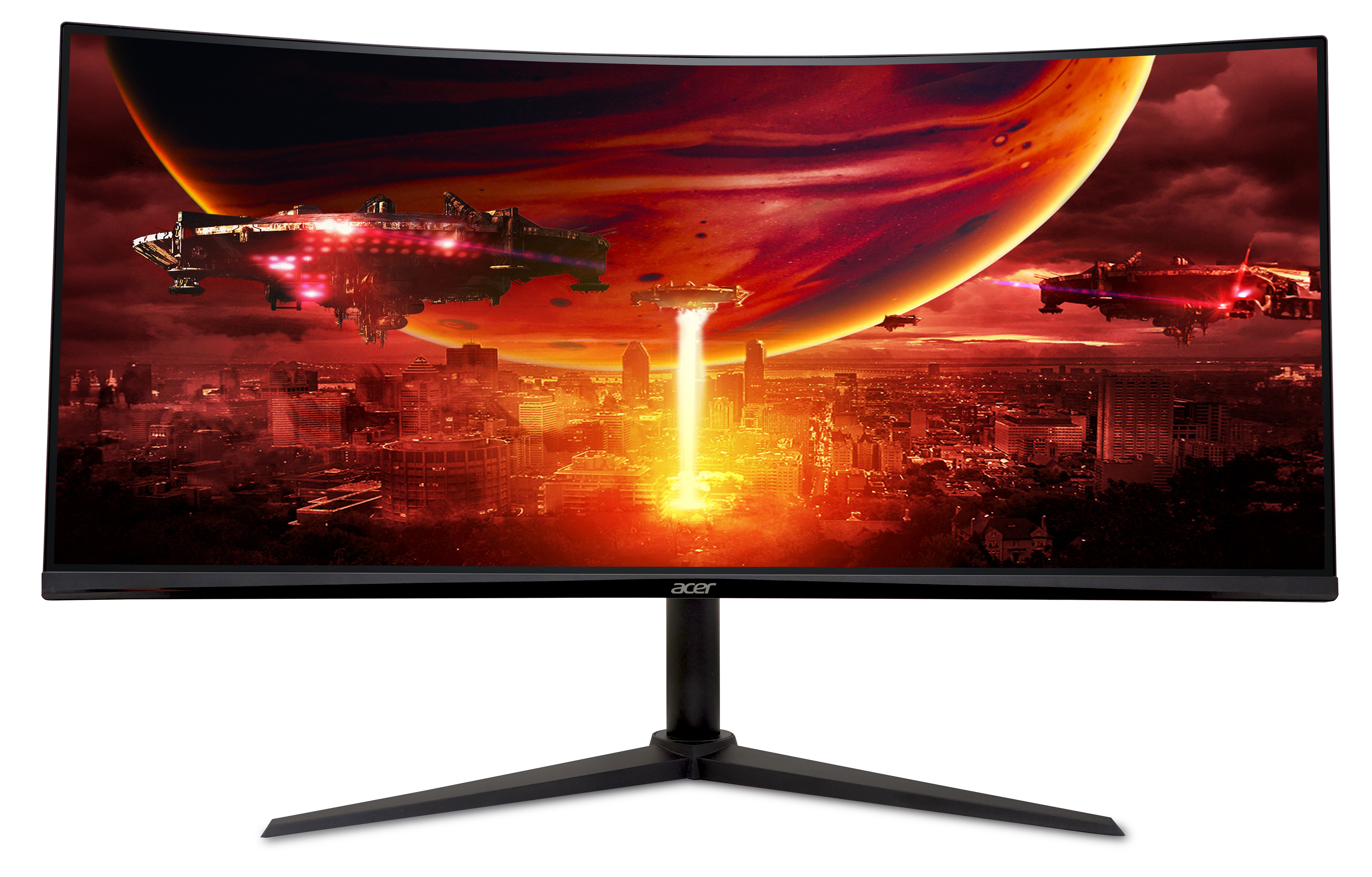 Acer Nitro 34" WQHD 3440 x 1440 incurvé VA 120 Hz 1 ms Moniteur de jeu(Open Box)