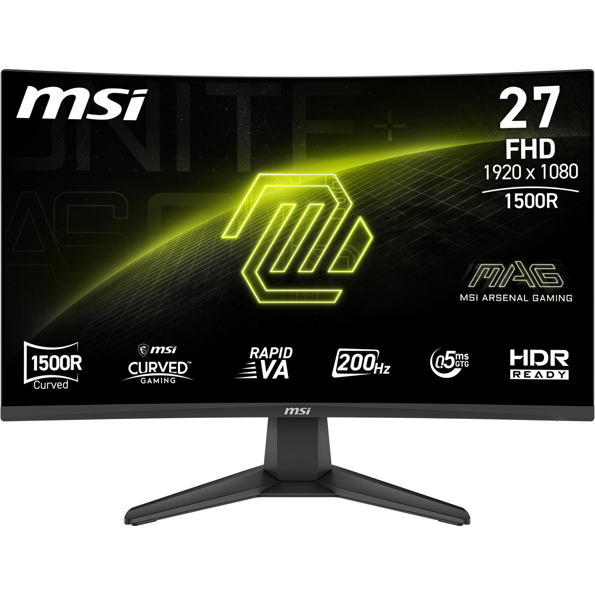 MSI MAG 276CF E20 27" FHD Rapid VA Curved 200Hz 0.5ms Gaming Monitor