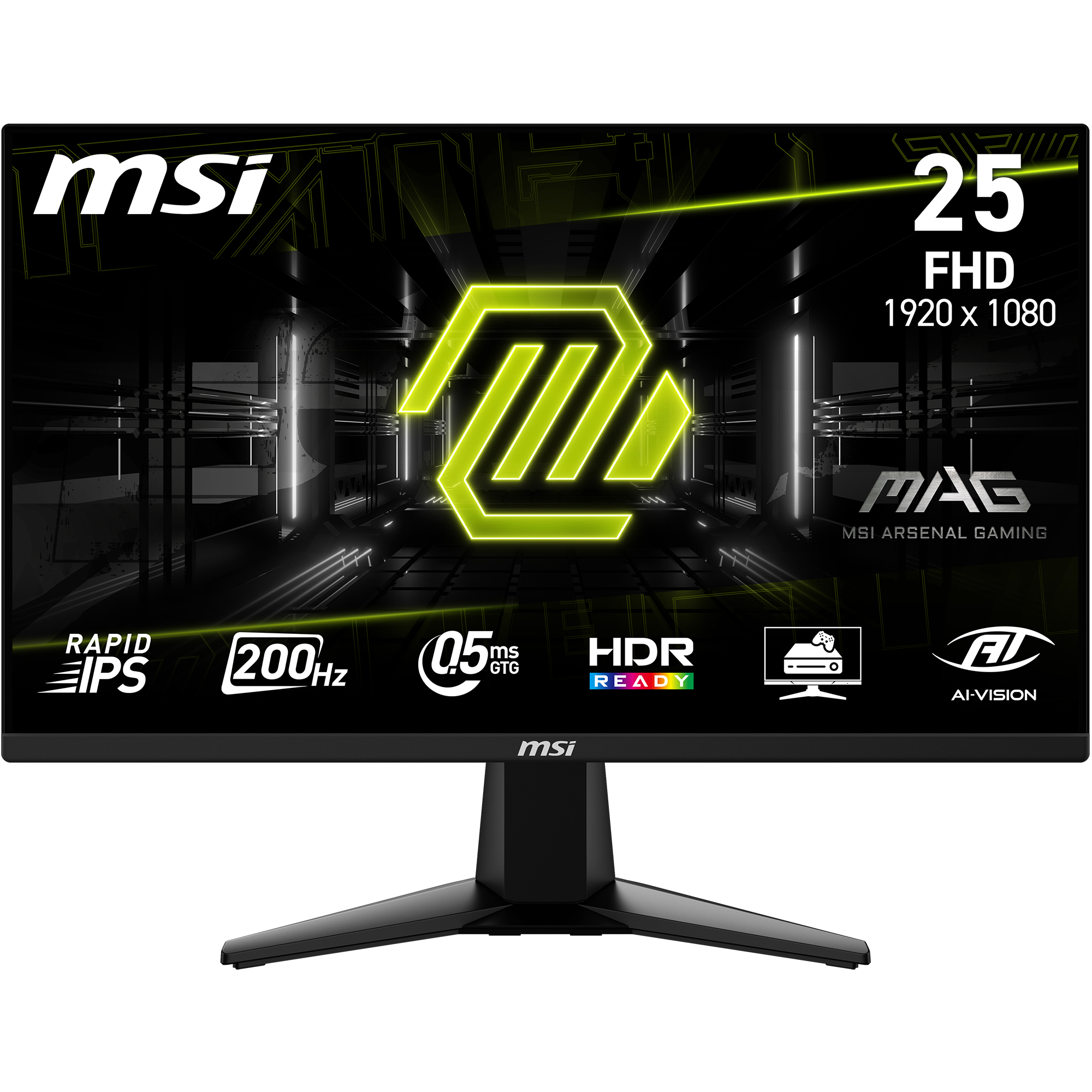 MSI MAG 255F E20 25" FHD 1920 x 1080  IPS 200Hz 0.5ms Gaming Monitor(Open Box)