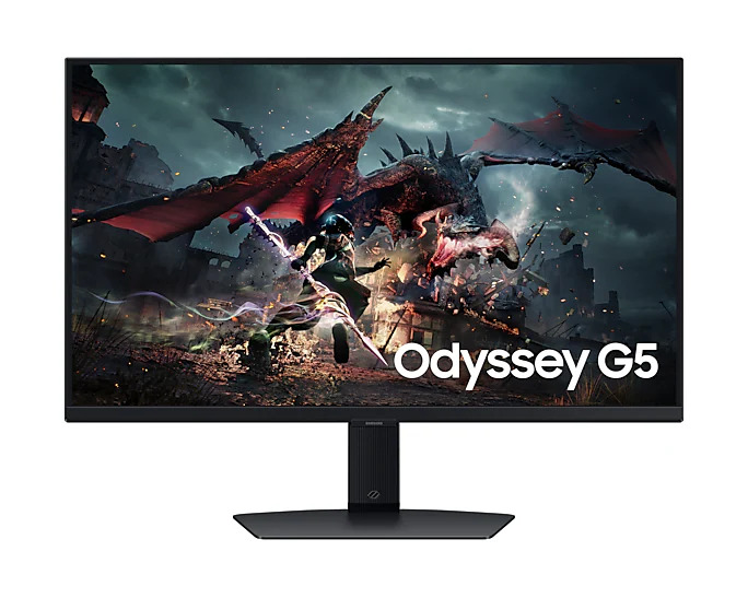 Samsung Odyssey G5 27" QHD 2560x1440 IPS 180Hz 1ms Gaming Monitor