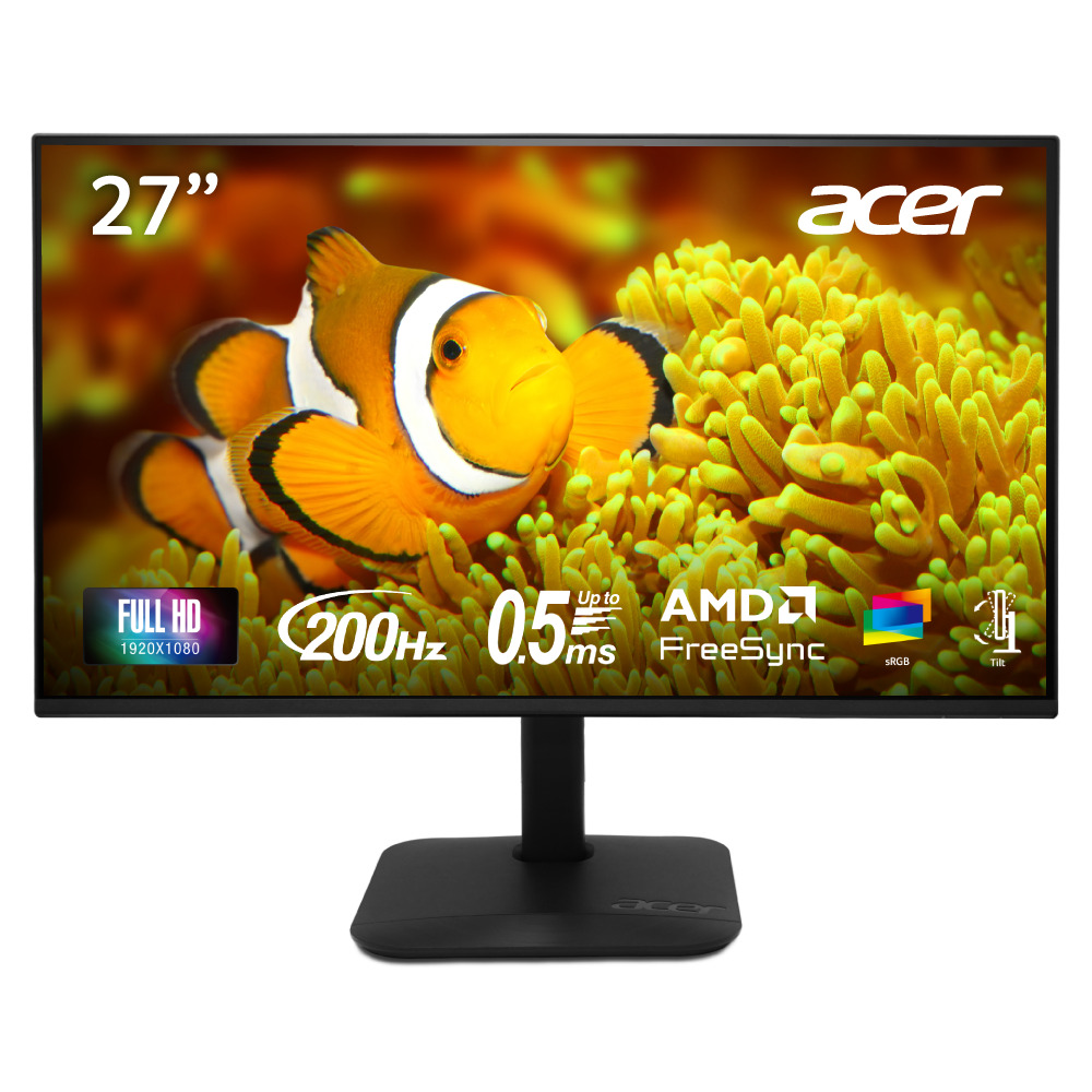 ACER 27" FHD 1920 x 1080 IPS 144Hz Gaming Monitor