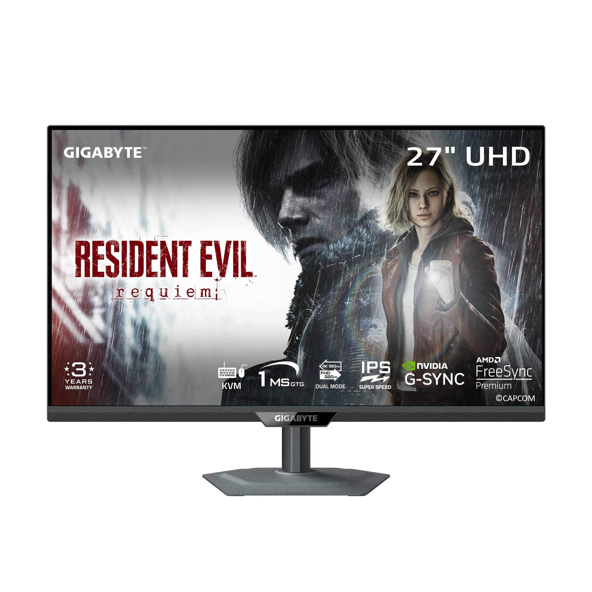GIGABYTE M27UP 27 po 3840 x 2160 IPS 160 Hz s de jeu Moniteur