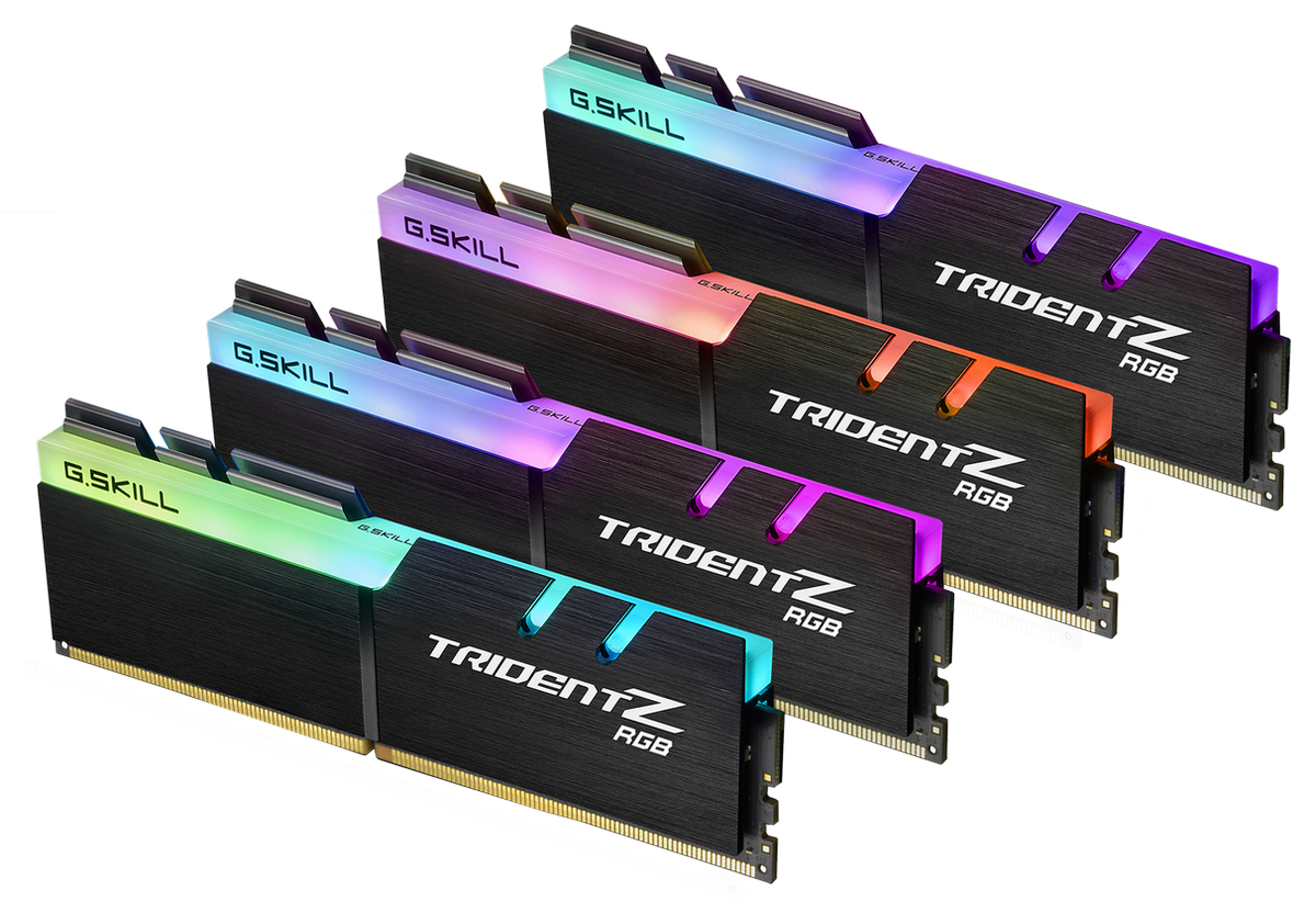 G.SKILL Trident Z RGB  32GB (4x8GB) Mémoire d'ordinateur DDR4 1.35V