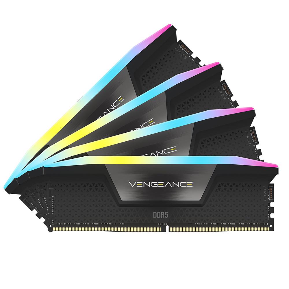 CORSAIR VENGEANCE RGB 64GB (4x16GB) DDR5 6200MHz CL32 UDIMM