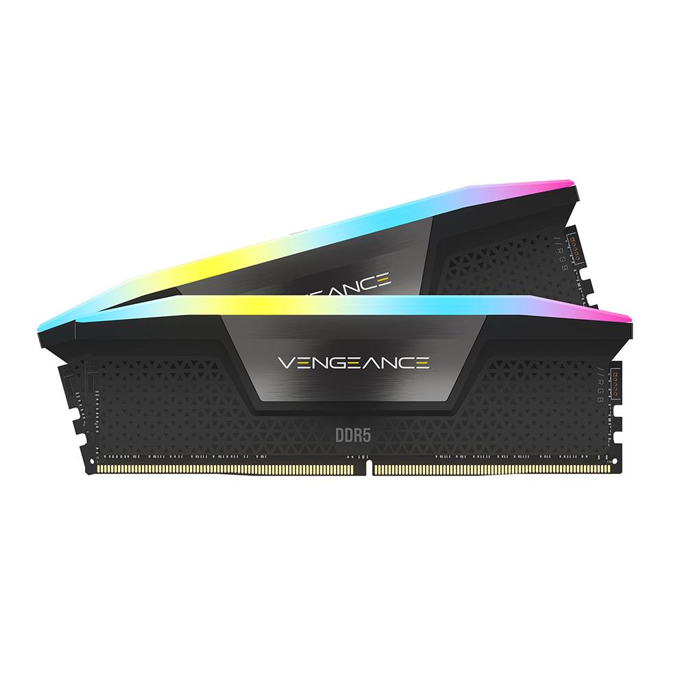 CORSAIR Vengeance RGB 96Go (2x48Go) DDR5 6600MHz CL32 Noir