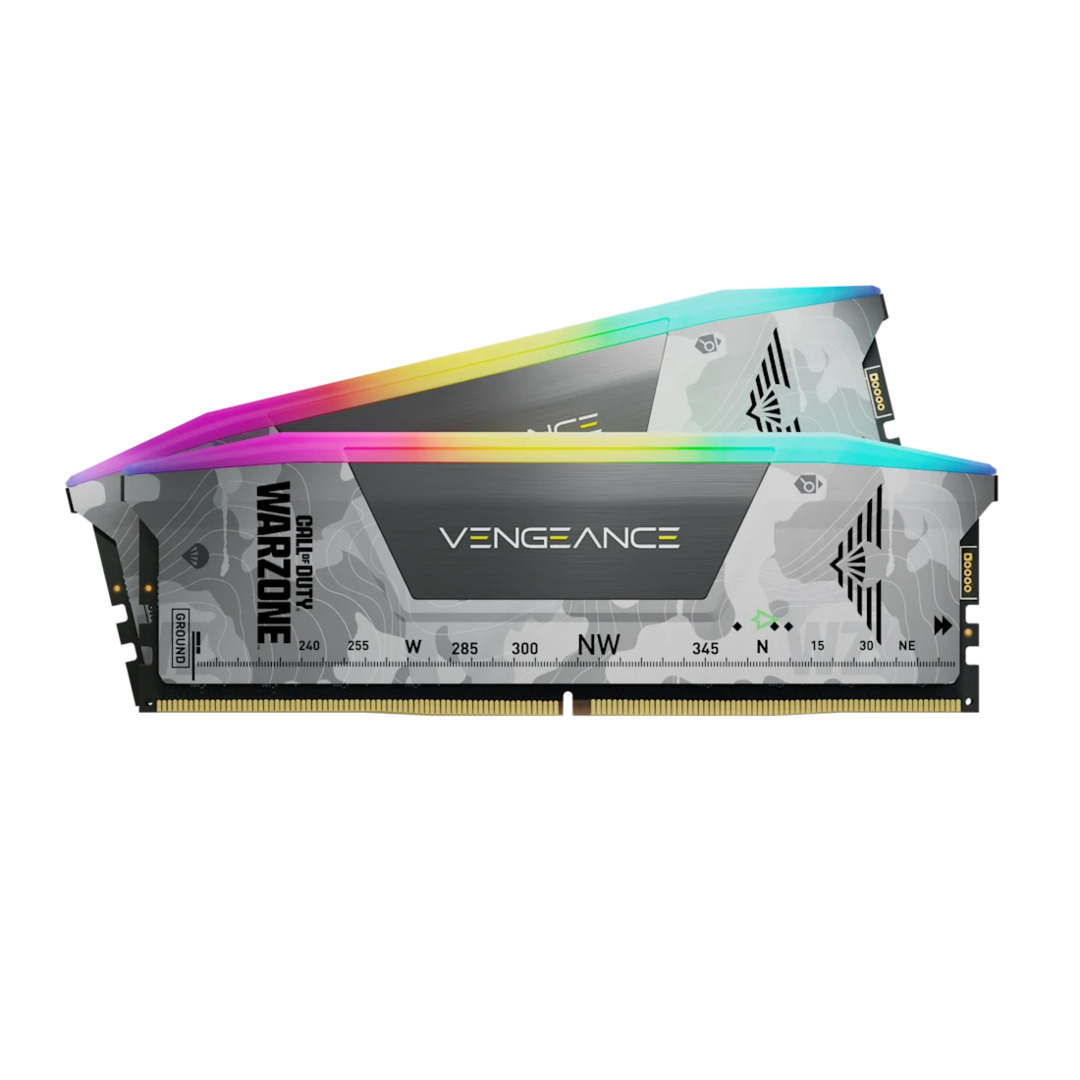 CORSAIR VENGEANCE RGB 32 Go (2x16 Go) DDR5 6400MHz CL32 UDIMM