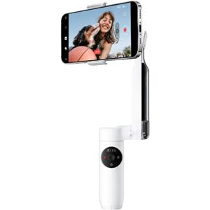 Insta360 Flow (Summit White) AI Tracking Gimbal Stabilizer, 1-Step Rapid Deploy, Deep Track 3.0, Foldable & Portable, 3-Axis Stabilization, Built-In Selfie Stick & Tripod, 12 Hour Battery Life, AI-Powered Editing