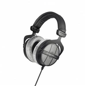 BEYERDYNAMIC DT 990 PRO Wired Over-Ear Open-Back Headphone | Impedance 250 ohms | Single-sided cable (3.0 m coiled cable) | Strong bass & Treble