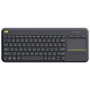 LOGITECH K400 Plus Wireless Touch Keyboard TV – Black (920-007119)