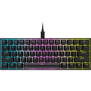 Corsair K65 RGB Mini 60% Mechanical Gaming Keyboard, Backlit RGB LED, CHERRY MX SPEED Key Switches (Refurbished)