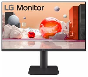 LG 25" FHD 1920x1080 IPS 100Hz 5ms Height Adjustable 2x HDMI 1x Headphone Built-In Speakers Office Monitor, 25MS550-B