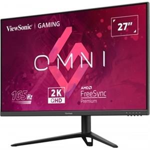 ViewSonic Omni 27" QHD 2560x1440 Fast IPS 165Hz 0.5ms (MPRT) AMD FreeSync Premium Height Adjustable 2x HDMI 2.0 1x DisplayPort 1.4 Gaming Monitor, VX2728J-2K