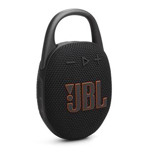 JBL Clip 5 Ultra-Portable Waterproof Speaker with Carabiner, Black