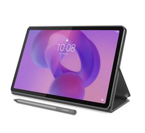 Lenovo Idea Tab Tablet 11" 2.5K, MTK Dimensity 6300, 4GB 128GB, Android 15, with Pen + Folio Case, Luna Grey, ZAFR0488CA
