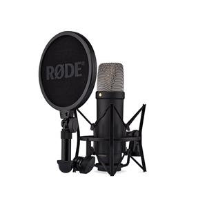 RODE NT1 5th Generation Studio Condenser Microphone, Black | XLR & USB Connection