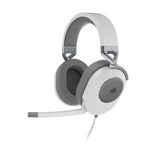 CORSAIR HS65 SURROUND Gaming Headset, White CA-9011271-NA