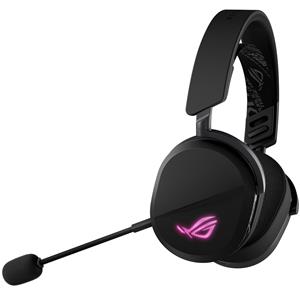 ASUS ROG Pelta Wireless Gaming Headset (BT, ROG SpeedNova 2.4GHz, USB-C, Lightweight 309g, 50mm ROG Titanium-Plated Drivers, 10mm Super-Wideband Mic, RGB, 70HR Battery, For PC, Switch, PS5)- Black(90YH0410-BHAA00)